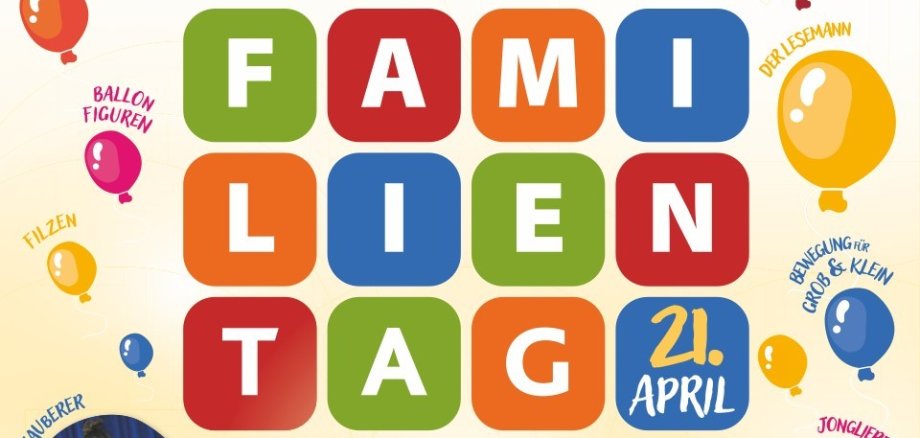 Plakat Familientag 2024